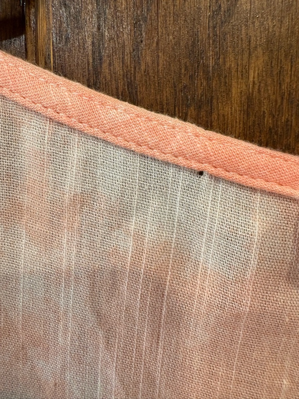GAP Cotton Dress L tiered peach ivory - Picture 6 of 12